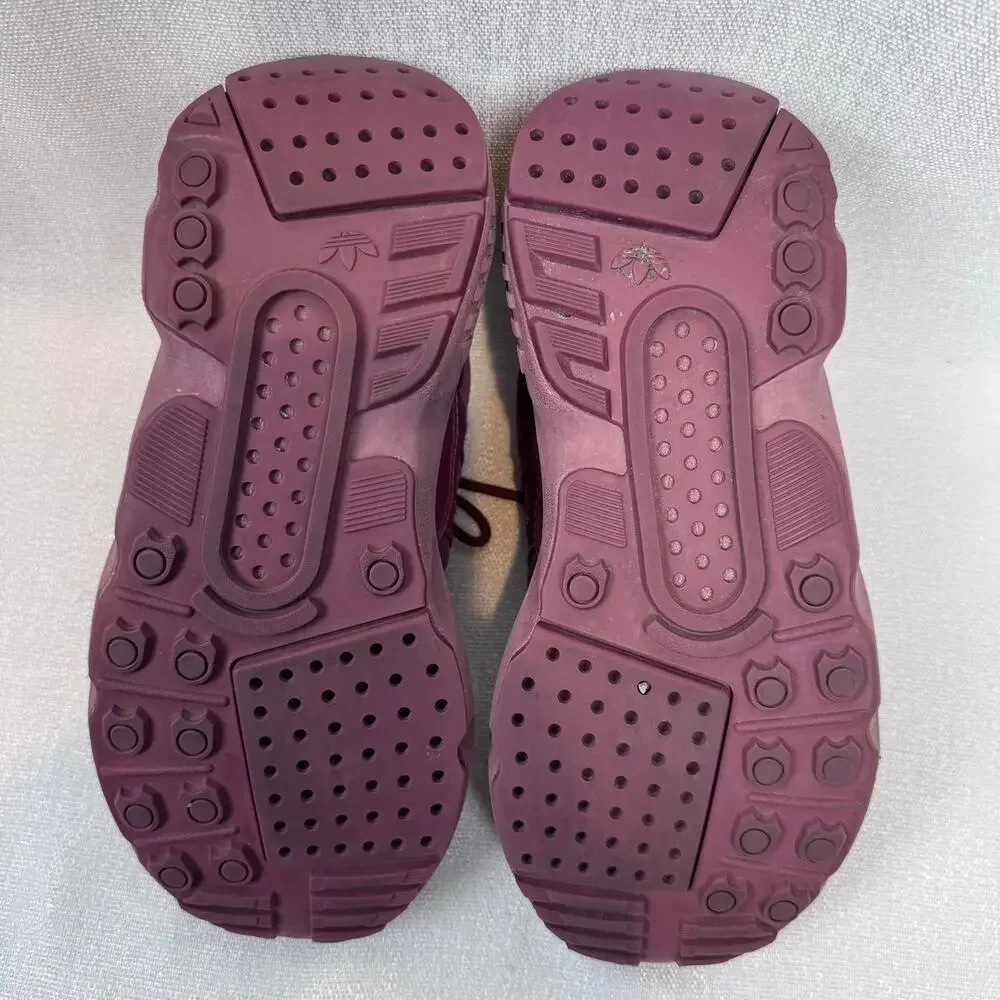 ZX22 Adidas Girls Mauve Boost Sneakers Low Top Chunky Size US 4